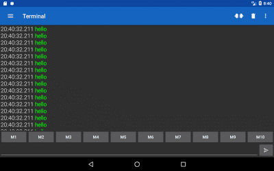 Capture d'écran de l'application Serial Bluetooth Terminal - #9