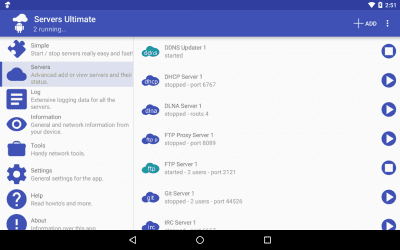 Capture d'écran de l'application Servers Ultimate - #9