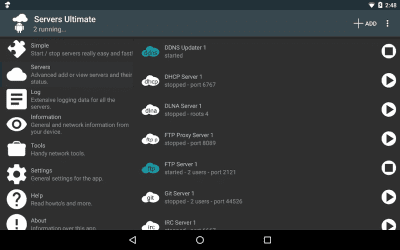 Capture d'écran de l'application Servers Ultimate - #13