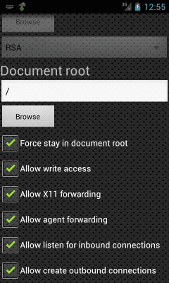 Capture d'écran de l'application SSH Server - #8