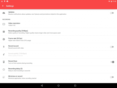 Capture d'écran de l'application NLL Screen Recorder - #13