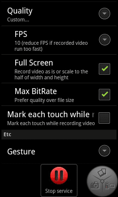 Capture d'écran de l'application ASC - #4