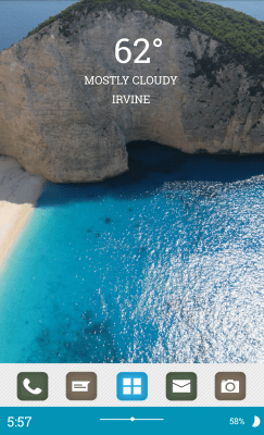 Capture d'écran de l'application Greece Seascape Theme - #3