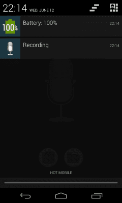 Capture d'écran de l'application recording app - #4