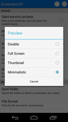 Capture d'écran de l'application Screenshot ER DEMO - #3