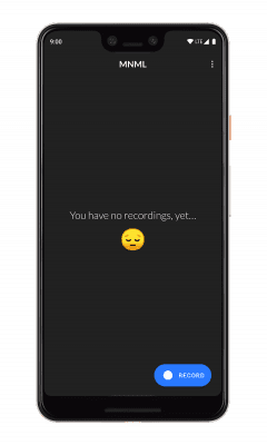 Capture d'écran de l'application MNML Screen Recorder - #3