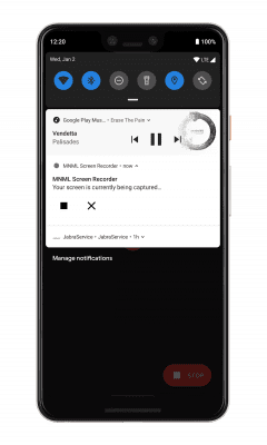 Capture d'écran de l'application MNML Screen Recorder - #4