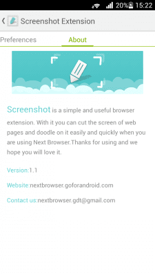 Capture d'écran de l'application Capture d'écran pour Next Browser - #8