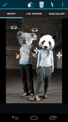 Capture d'écran de l'application Rage Face Photo - #4