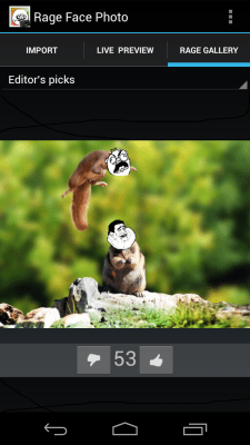 Capture d'écran de l'application Rage Face Photo - #5