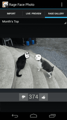 Capture d'écran de l'application Rage Face Photo - #6