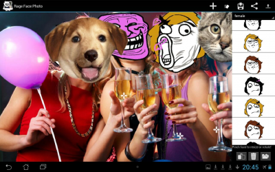 Capture d'écran de l'application Rage Face Photo - #8