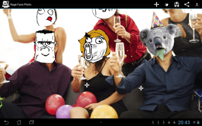Capture d'écran de l'application Rage Face Photo - #9