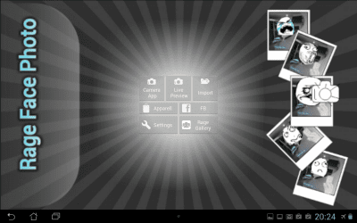 Capture d'écran de l'application Rage Face Photo - #11