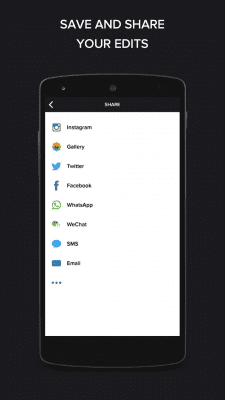 Capture d'écran de l'application Finite - éditeur de photos - #5