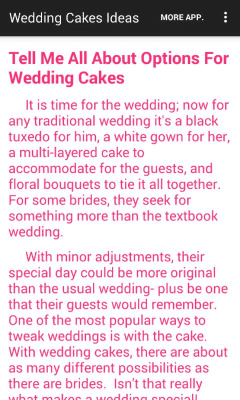 Capture d'écran de l'application Wedding Cakes Ideas - #7