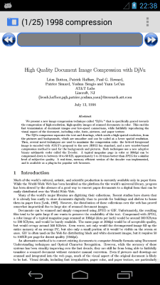 Capture d'écran de l'application AnDoc - Lecteur de PDF et DjVu - #3