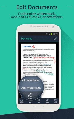 Capture d'écran de l'application CamScanner HD - scanner, fax - #3