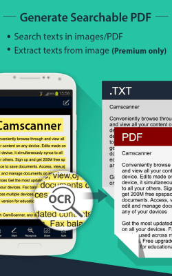 Capture d'écran de l'application CamScanner HD - scanner, fax - #4