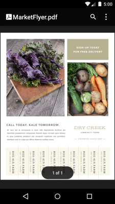Capture d'écran de l'application Google PDF Viewer - #4