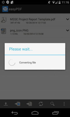 Capture d'écran de l'application easyPDF - Best PDF Converter - #3