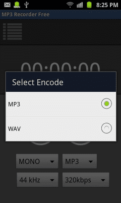 Capture d'écran de l'application Enregistreur de voix MP3 Lite - #4