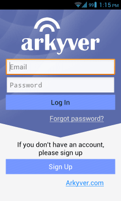 Capture d'écran de l'application Enregistrement des appels et des textos d'Arkyver - #1