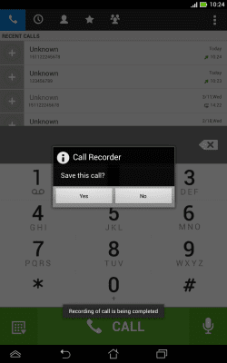 Capture d'écran de l'application Enregistrement des appels au format MP3 - #2