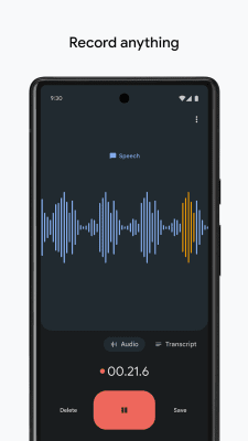 Capture d'écran de l'application Enregistreur vocal Google - #1