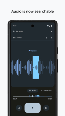 Capture d'écran de l'application Enregistreur vocal Google - #3