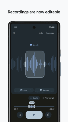 Capture d'écran de l'application Enregistreur vocal Google - #4