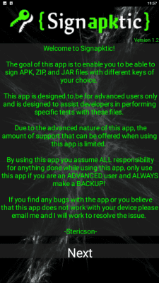 Capture d'écran de l'application Signapktic - #2