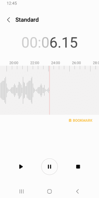 Capture d'écran de l'application Samsung Voice Recorder - #2