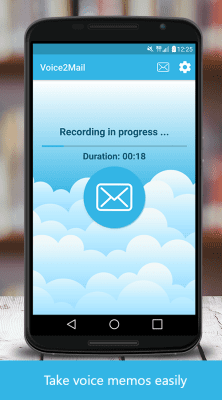 Capture d'écran de l'application Voice2Mail - #2
