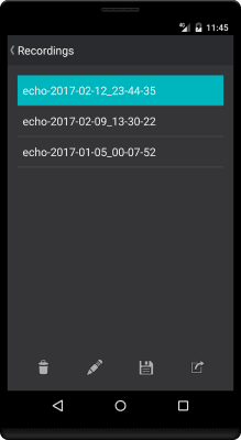 Capture d'écran de l'application Echo - #4