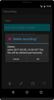 Capture d'écran de l'application Echo - #6