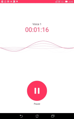 Capture d'écran de l'application ASUS Sound Recorder - #4
