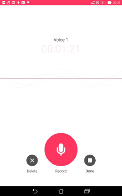 Capture d'écran de l'application ASUS Sound Recorder - #5