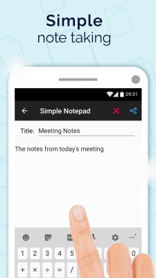 Capture d'écran de l'application Un simple carnet de notes - #2