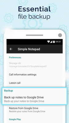 Capture d'écran de l'application Un simple carnet de notes - #6