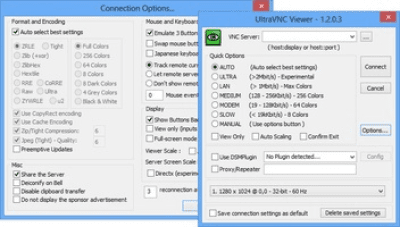 Capture d'écran de l'application UltraVNC - #2