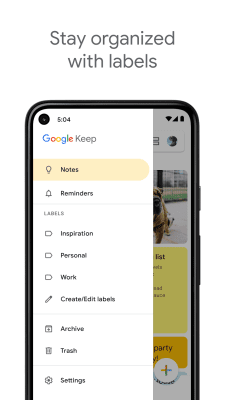 Capture d'écran de l'application Google Keep - #5