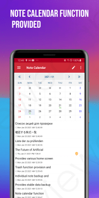 Capture d'écran de l'application Notes intelligentes - #4