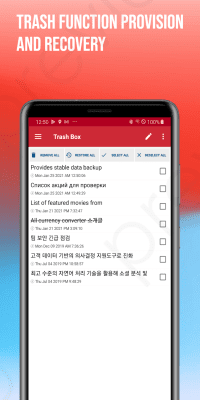 Capture d'écran de l'application Notes intelligentes - #7