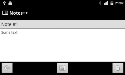 Capture d'écran de l'application Notes++ - #4