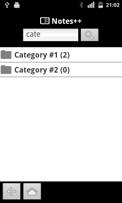 Capture d'écran de l'application Notes++ - #5