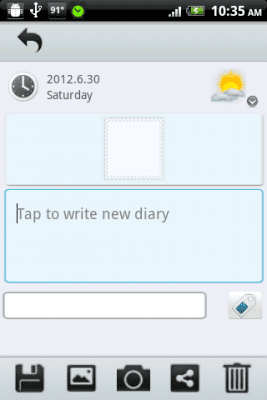 Capture d'écran de l'application Motion Diary - #3