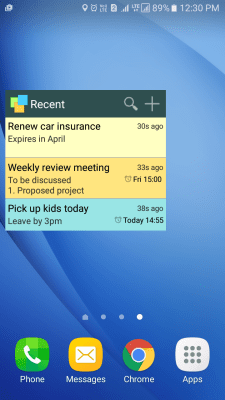 Capture d'écran de l'application Notezilla - Notes & Reminders - #7