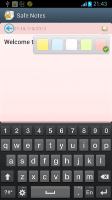Capture d'écran de l'application Safe Notes - #3