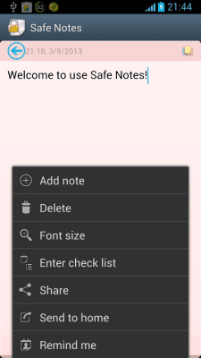 Capture d'écran de l'application Safe Notes - #5